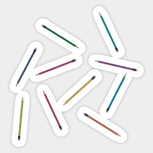 Colorful Pencil Set Sticker